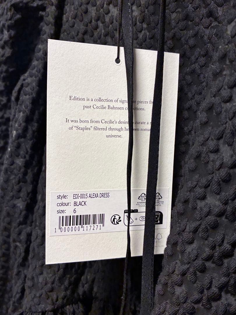 新品 Cecile Bunsen ALEXA DRESS ブラック UK6