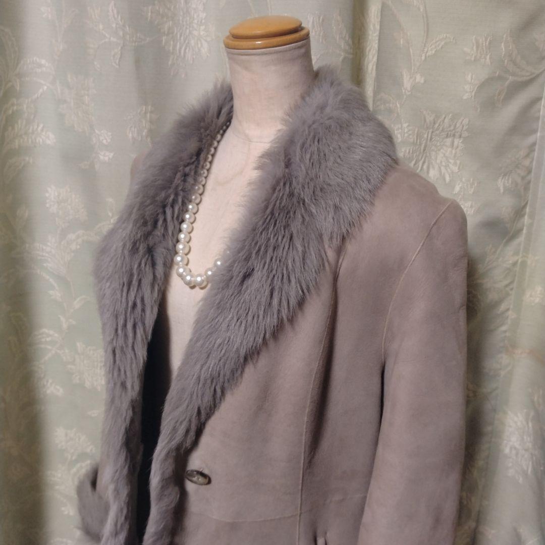 美品✩本物✩ムートン✩軽い✩柔らか✩ファーコート✩綺麗ですよ