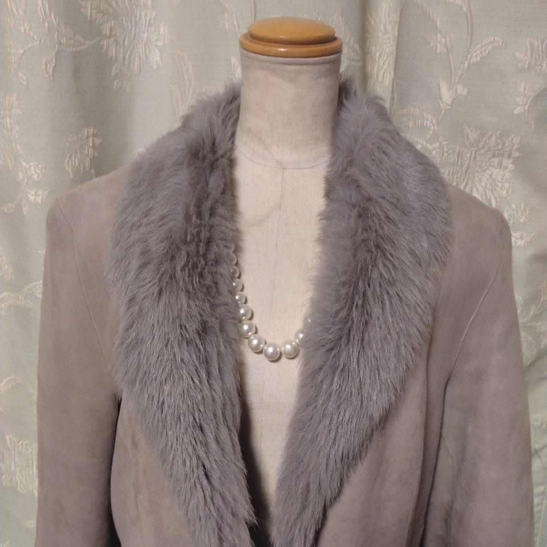 美品✩本物✩ムートン✩軽い✩柔らか✩ファーコート✩綺麗ですよ