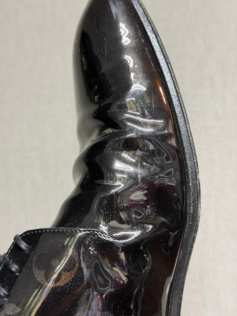 ルイヴィトン LVヴァンドームラインパテントレザーブラックモノグラム