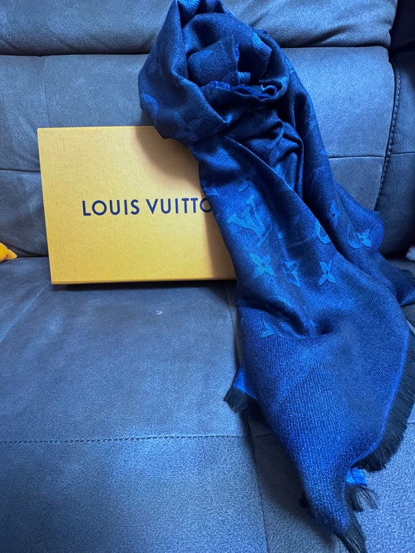 p*)様 美品　ルイヴィトン　ストール　マフラー　カシミア　ウール　シルク