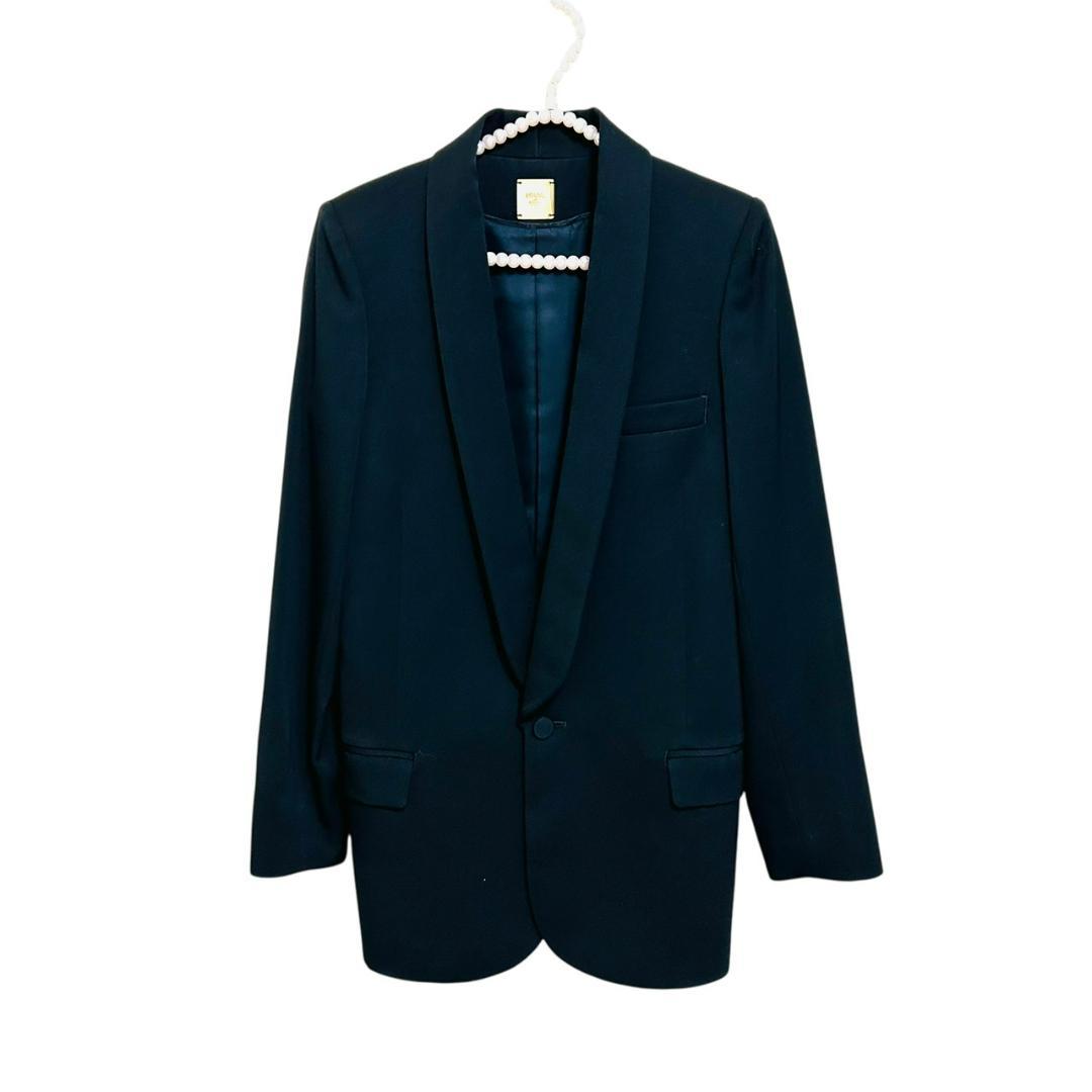 名品 ミューズ ドゥ ドゥーズィエムクラス ウール タキシード ジャケット 38