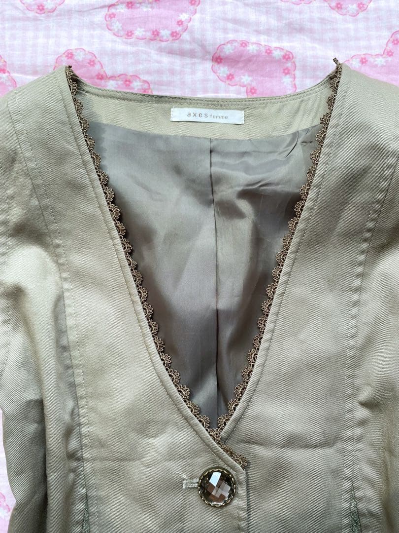 axes　アクシーズファム　編み上げリボン　y2k coquette 00s