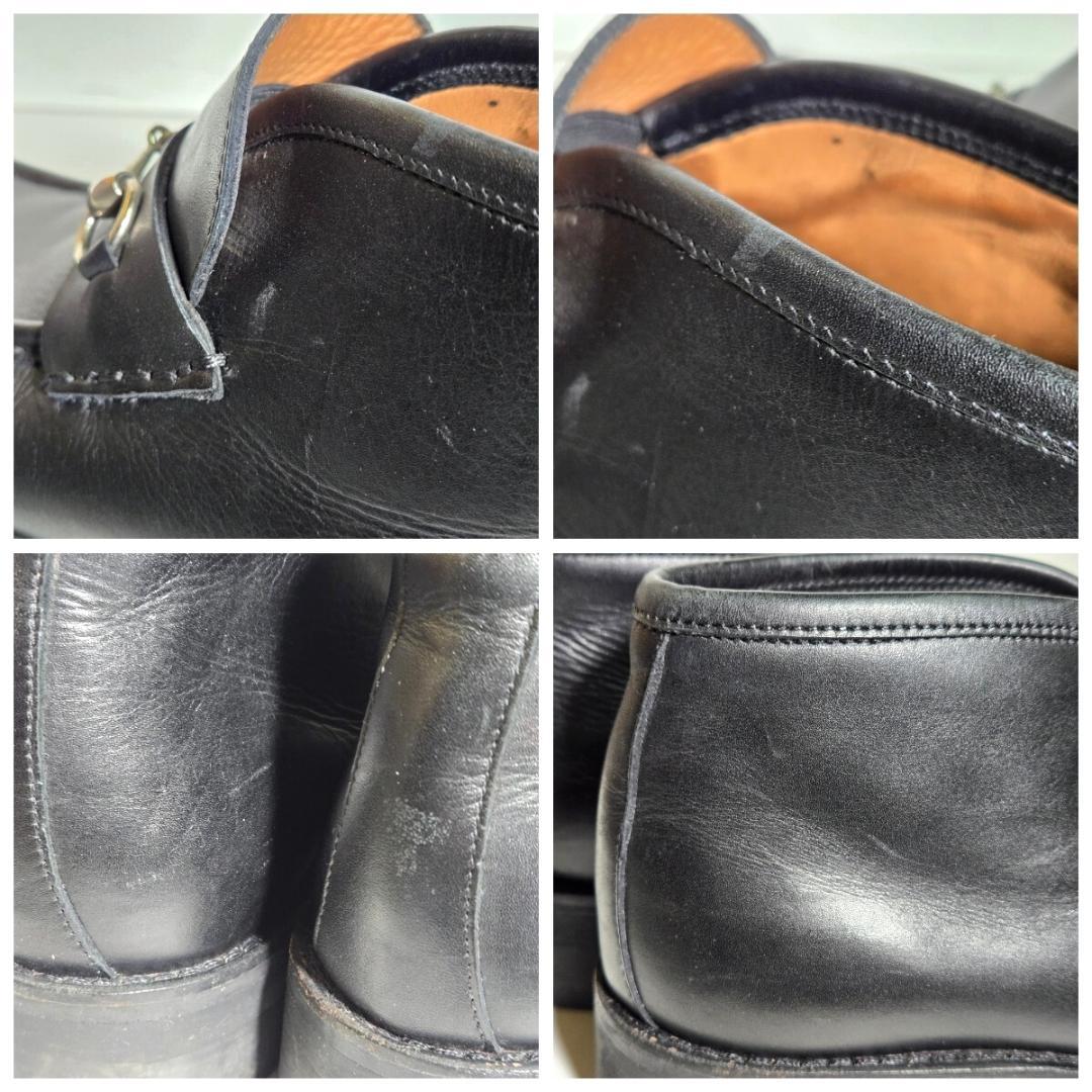 d0370 良品 CUCCI ホースビット ブーツ 41E 黒 ブラック 革靴