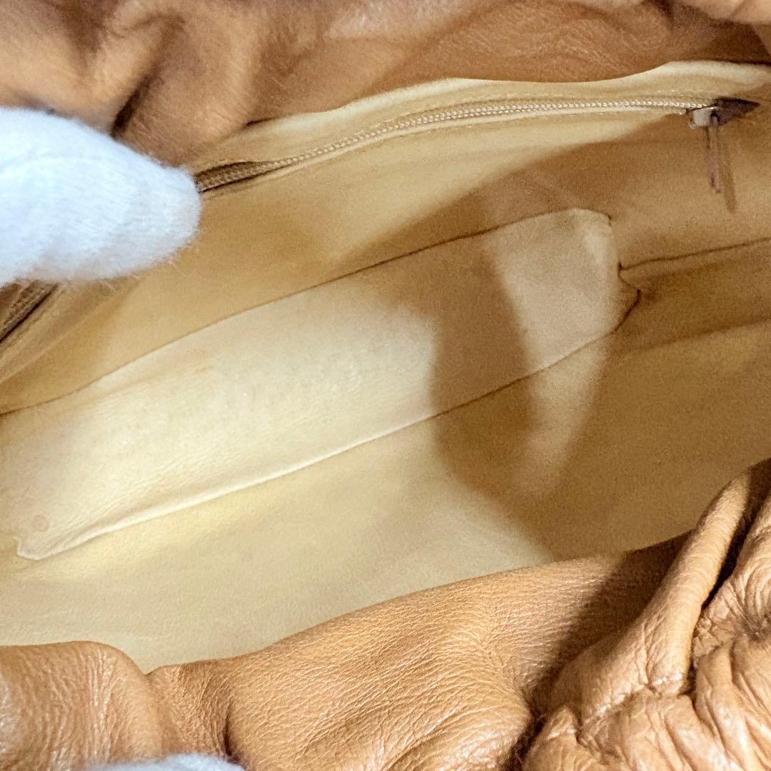 希少 GUCCI オールドグッチ 革 ショルダーバッグ ブラウン ヴィンテージ