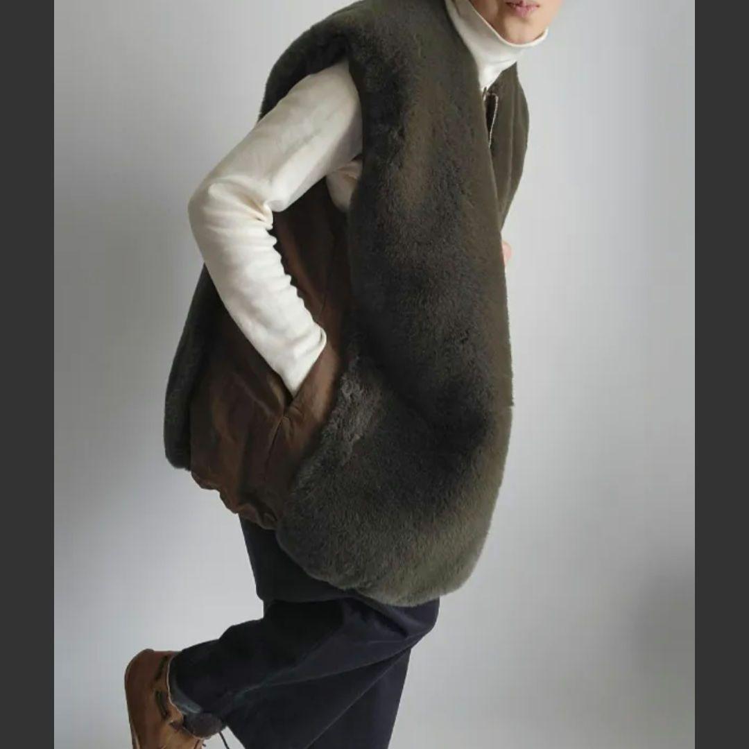 ALWEL　REVERSIBLE　SLEEVELESS JACKET