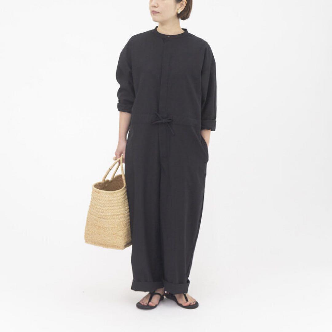 TUTIE. rico コラボ 黒 オールインワン ショート丈 低身長サロペット