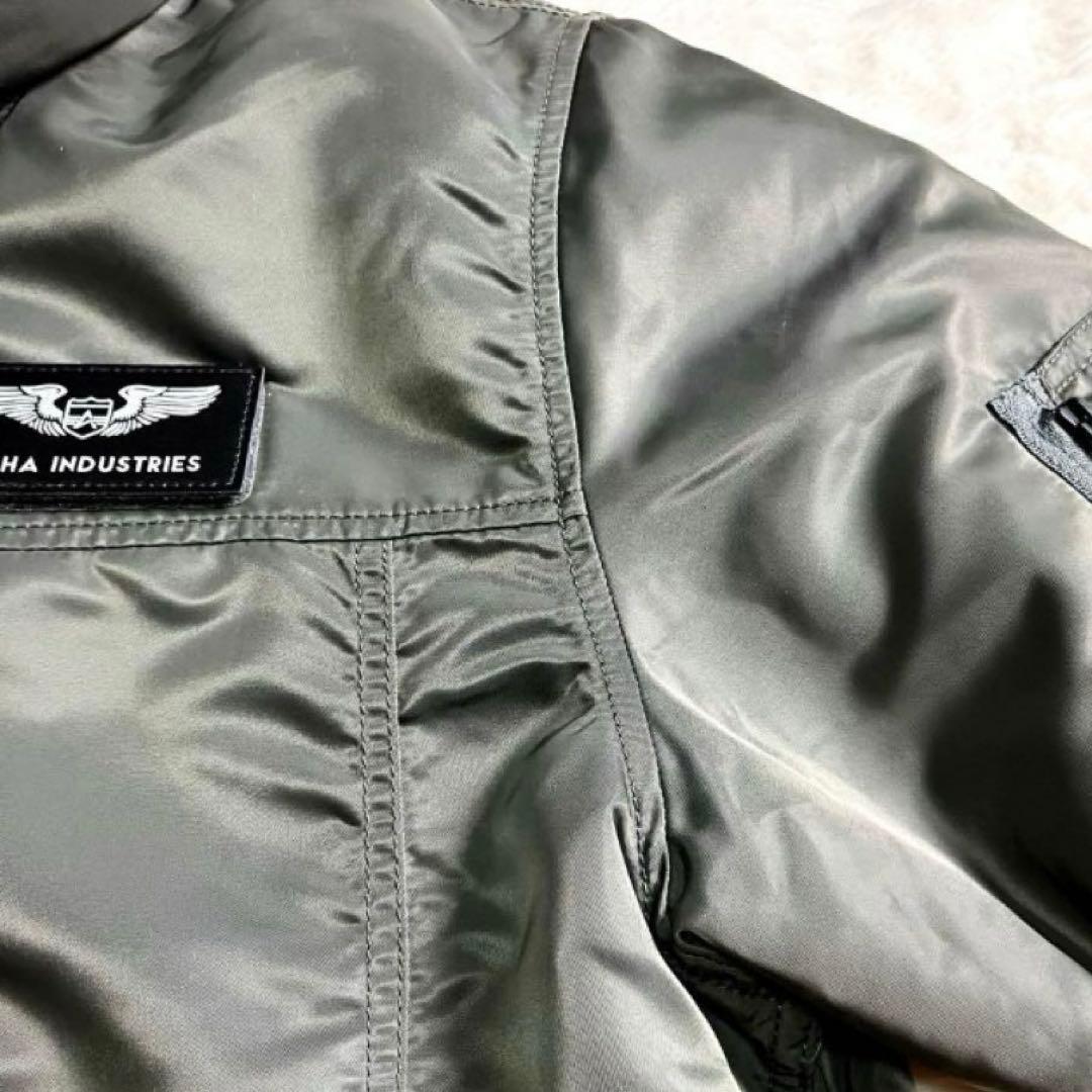 未使用XL✨アルファインダストリーズ✨MA-1 フライトジャケット　中綿　フード