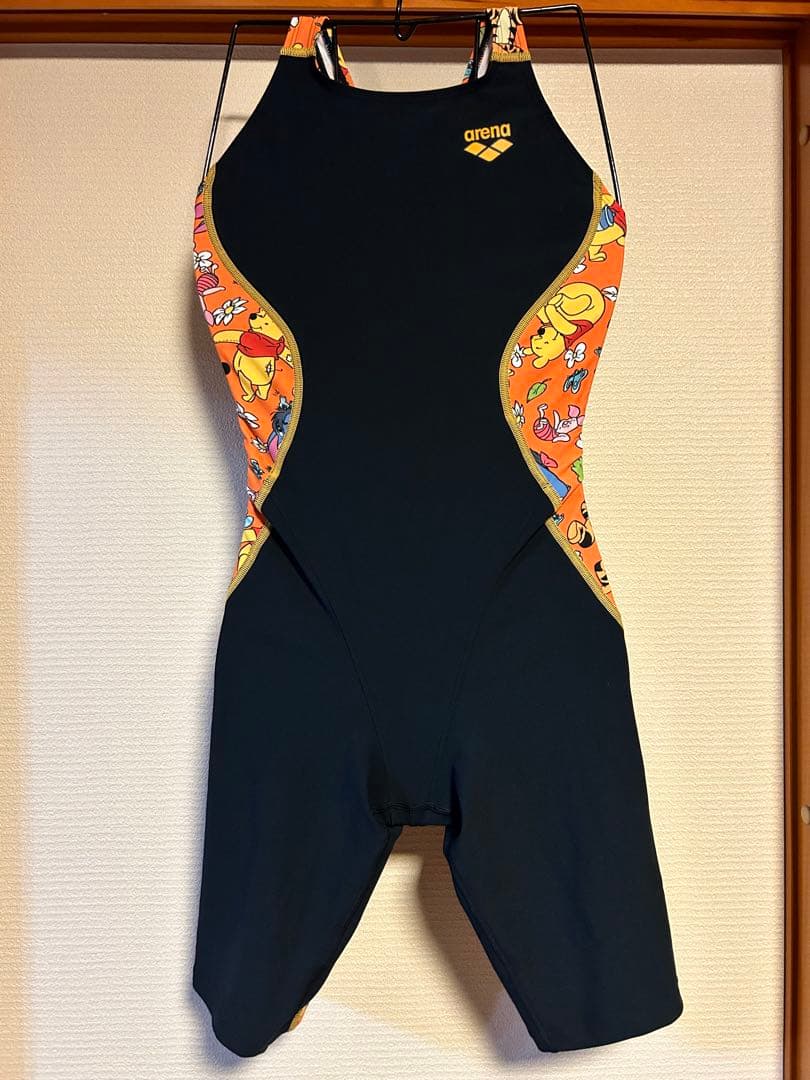 1回のみ着用　アリーナ　くまの プー　オレンジ　スパッツタイプ　Lサイズ