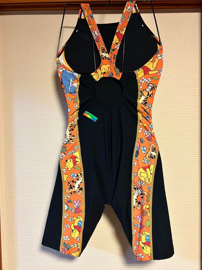 1回のみ着用　アリーナ　くまの プー　オレンジ　スパッツタイプ　Lサイズ