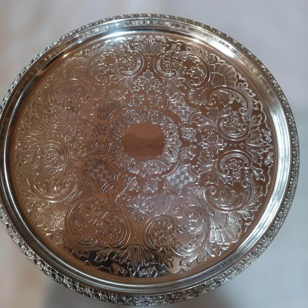 銀製品トレーEngland製