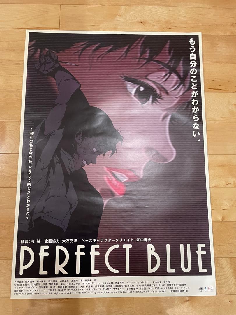 額縁入り　ポスター　PERFECT BLUE パーフェクトブルー
