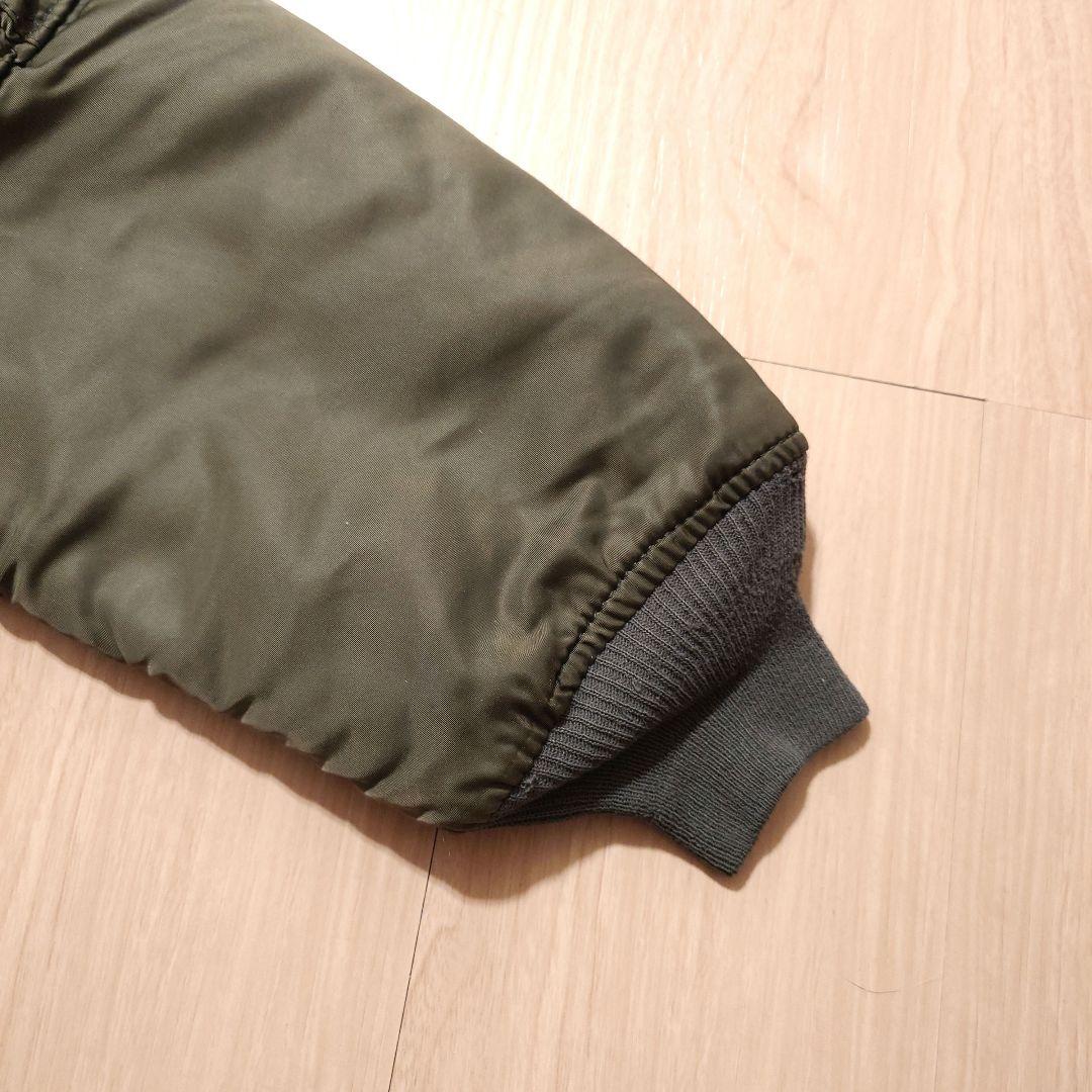 ALPHA INDUSTRIES フライトジャケット USA製 希少　カーキー