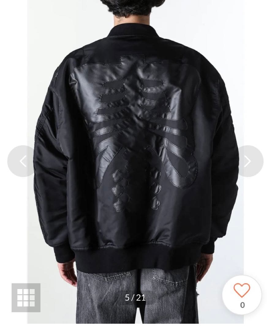 ソロイスト soloist 24aw 希少44 bone フライトジャケット