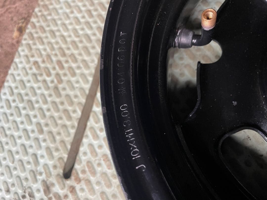 af58ホンダ ズーマーFI インジェクション車 ホイール 前後 純正