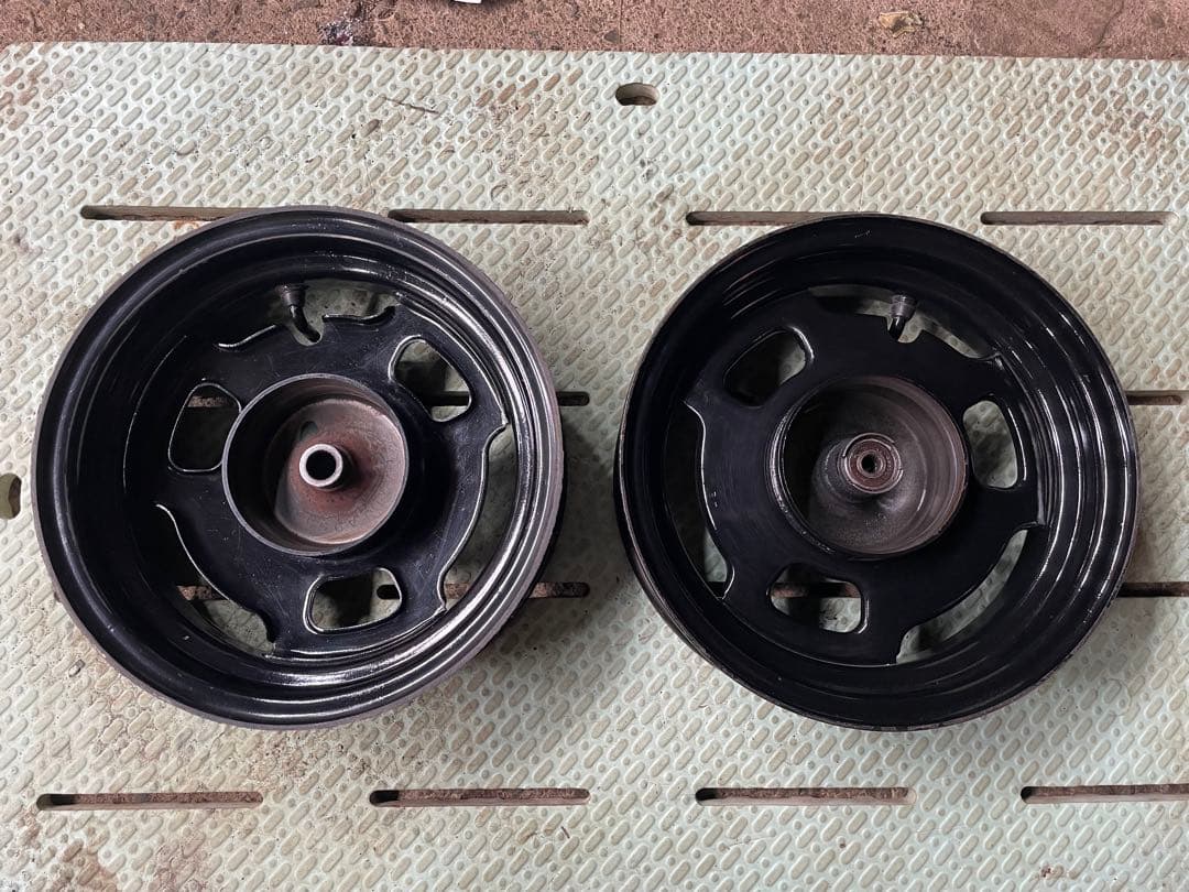 af58ホンダ ズーマーFI インジェクション車 ホイール 前後 純正