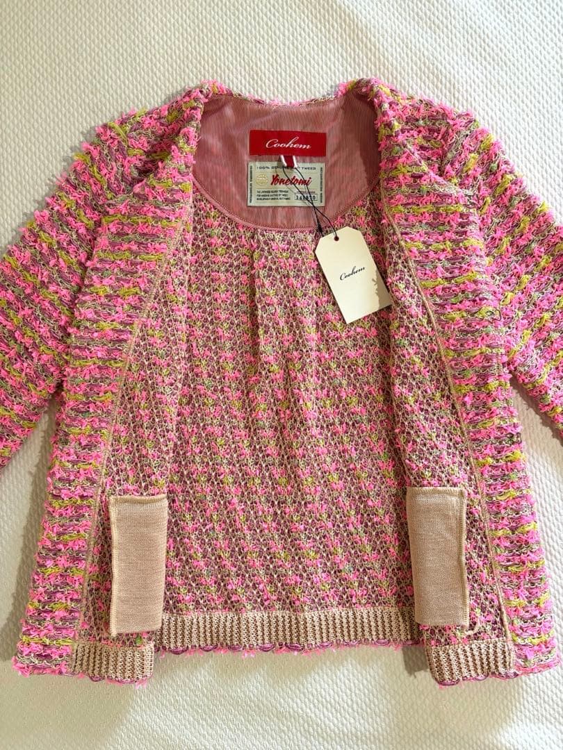 【新品・未使用】Coohem★ニットツィード★ジャケット★税込42.900円