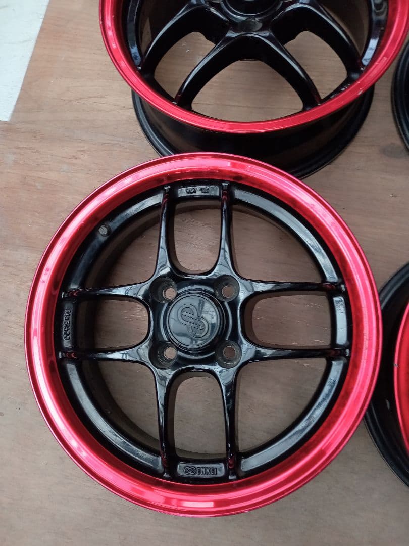 エンケイCPS2 5.5J-14インチ 軽量ホイール4本セット