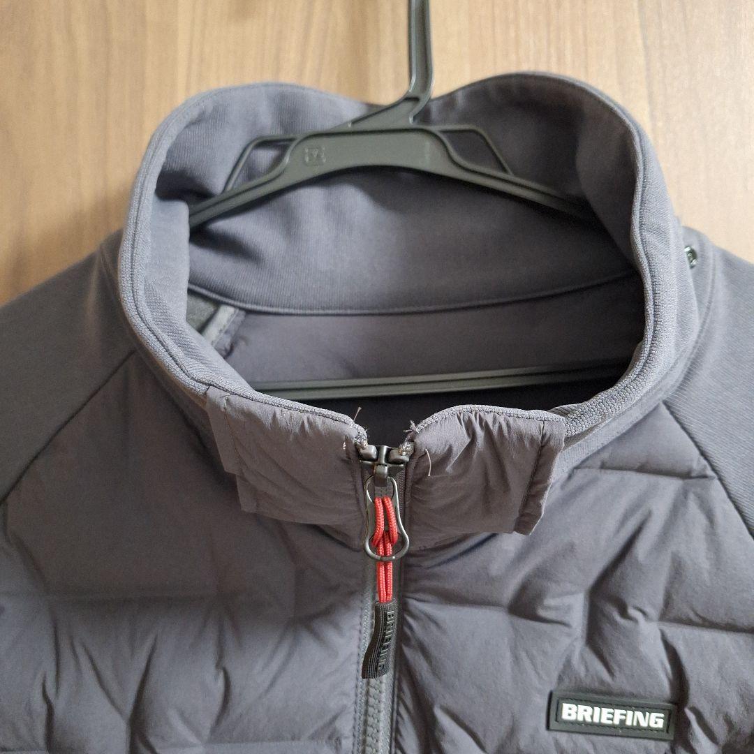 ★【美品】BRIEFING グレー ハイブリットダウンジャケット サイズ：XL