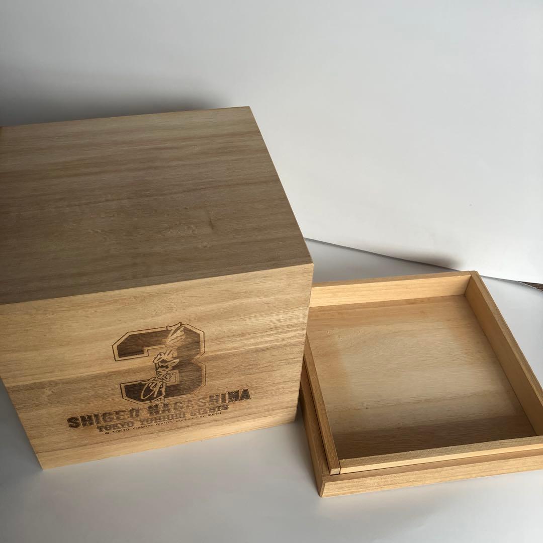 長嶋茂雄 勇退記念刺繍ボール 木箱入り