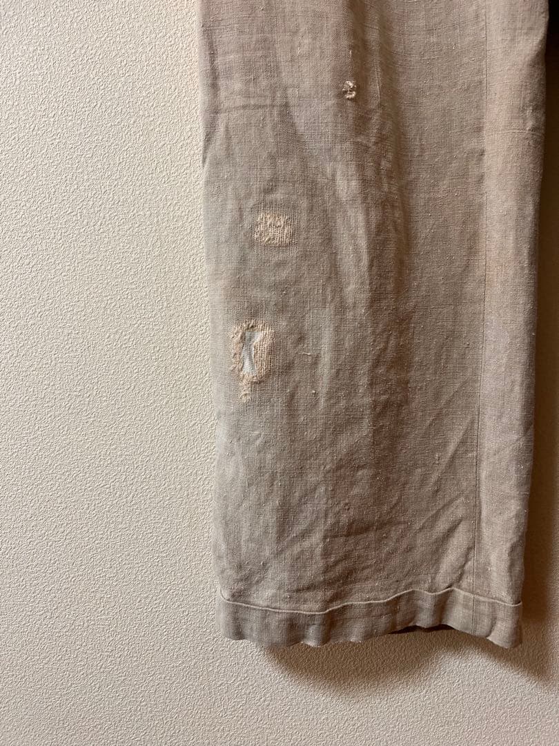 【40's】France Linen Slacks ヴィンテージ