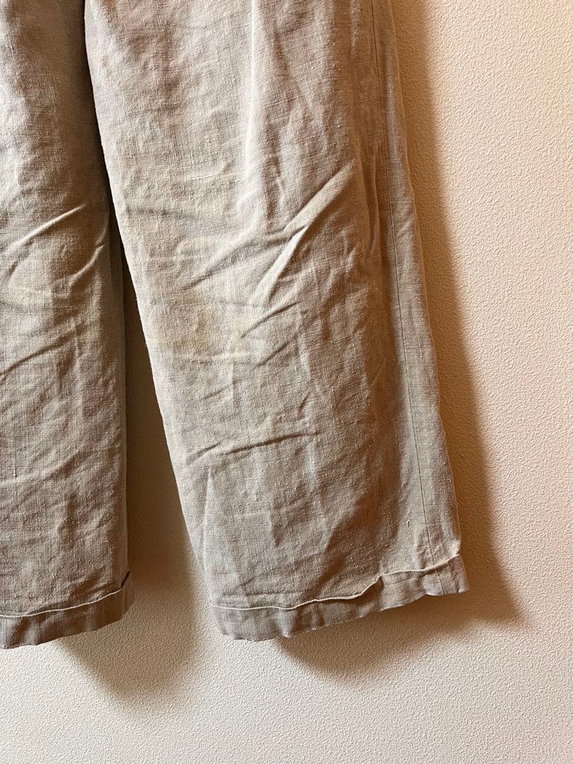 【40's】France Linen Slacks ヴィンテージ