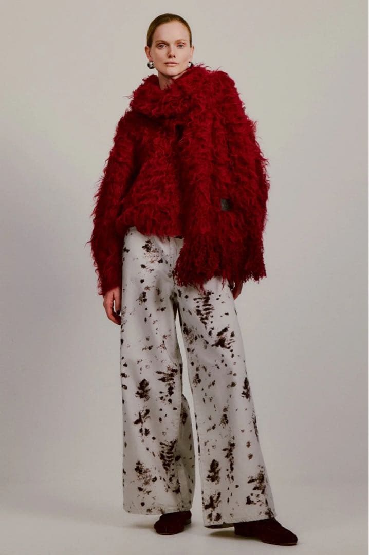 パンツ THE TOE Ios Speckled Denim Pants