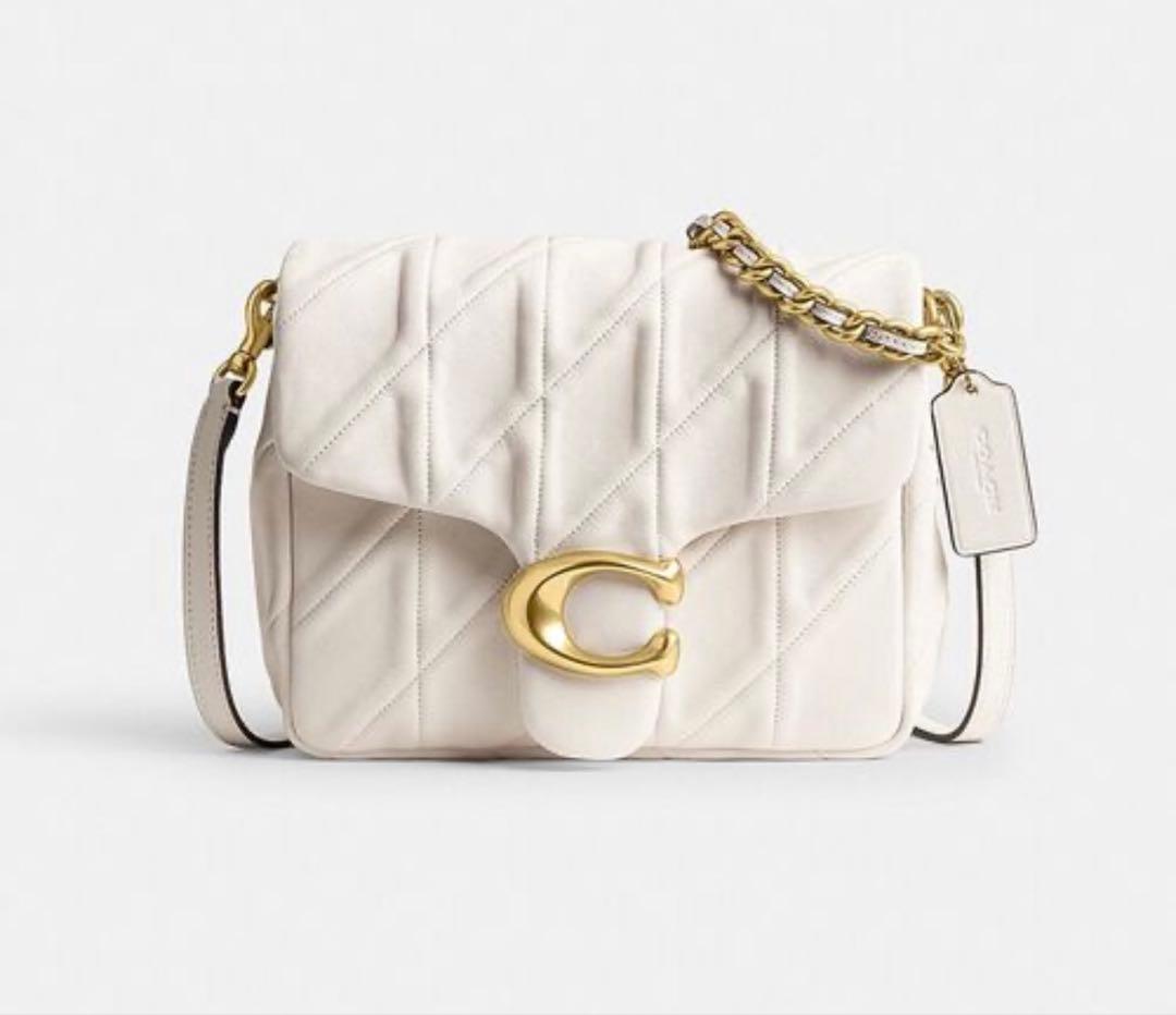 コーチCW629COACHショルダーバッグ・キルティングレディースバッグホワイト