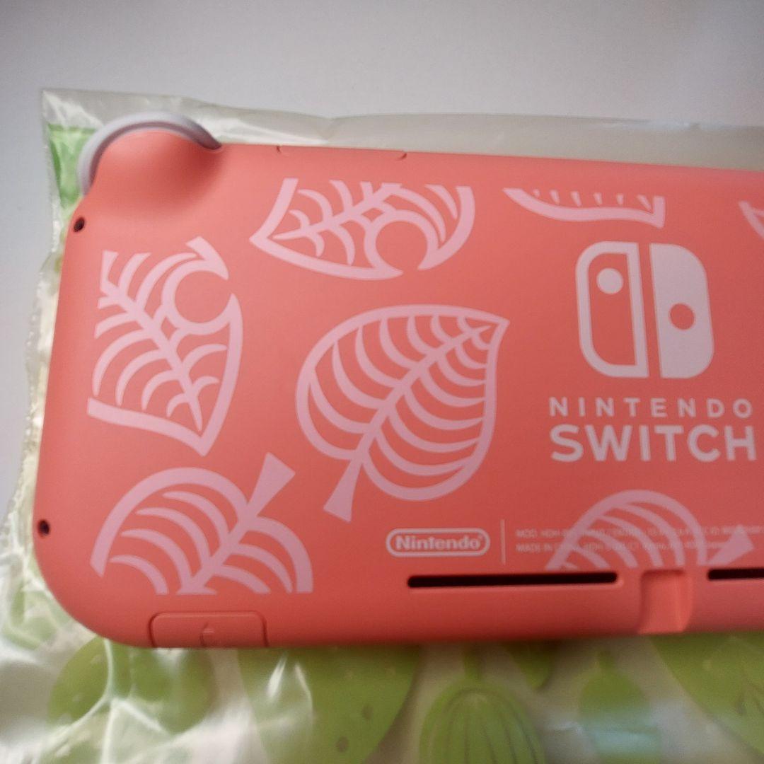 【美品】Switch Lite 本体 コーラルピンク 集まれどうぶつの森 箱あり