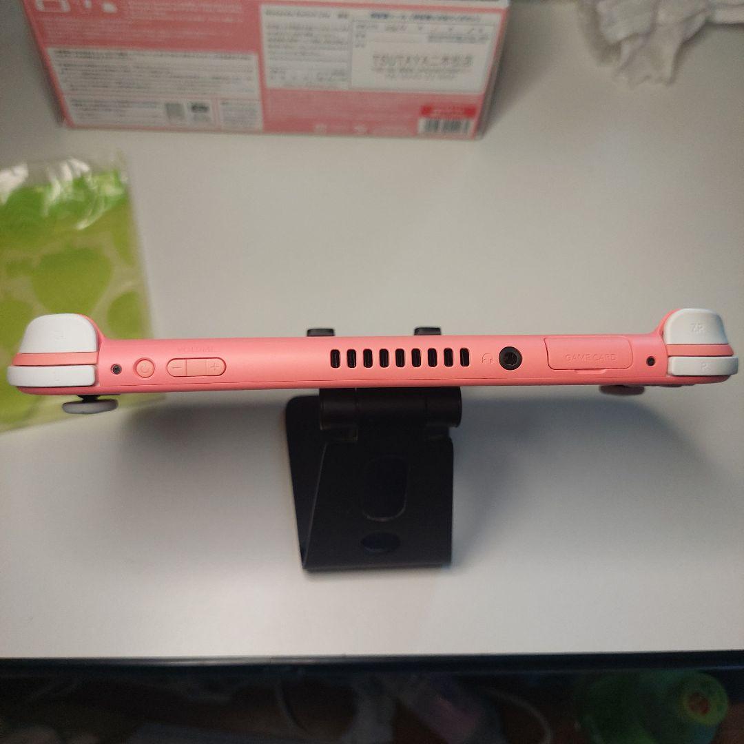 【美品】Switch Lite 本体 コーラルピンク 集まれどうぶつの森 箱あり