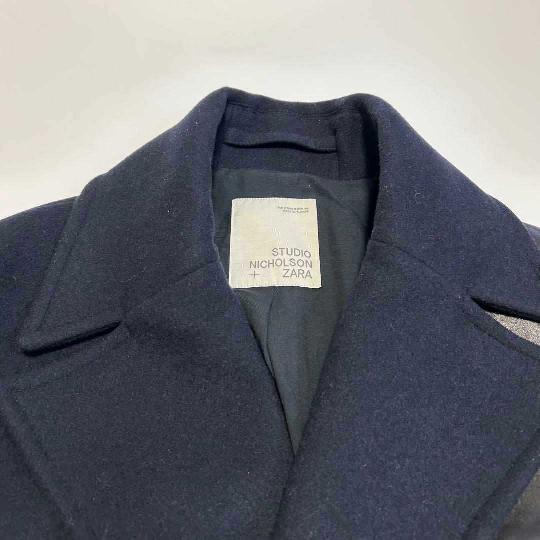 【美品】Studio Nicholson Zara ピーコート レザー