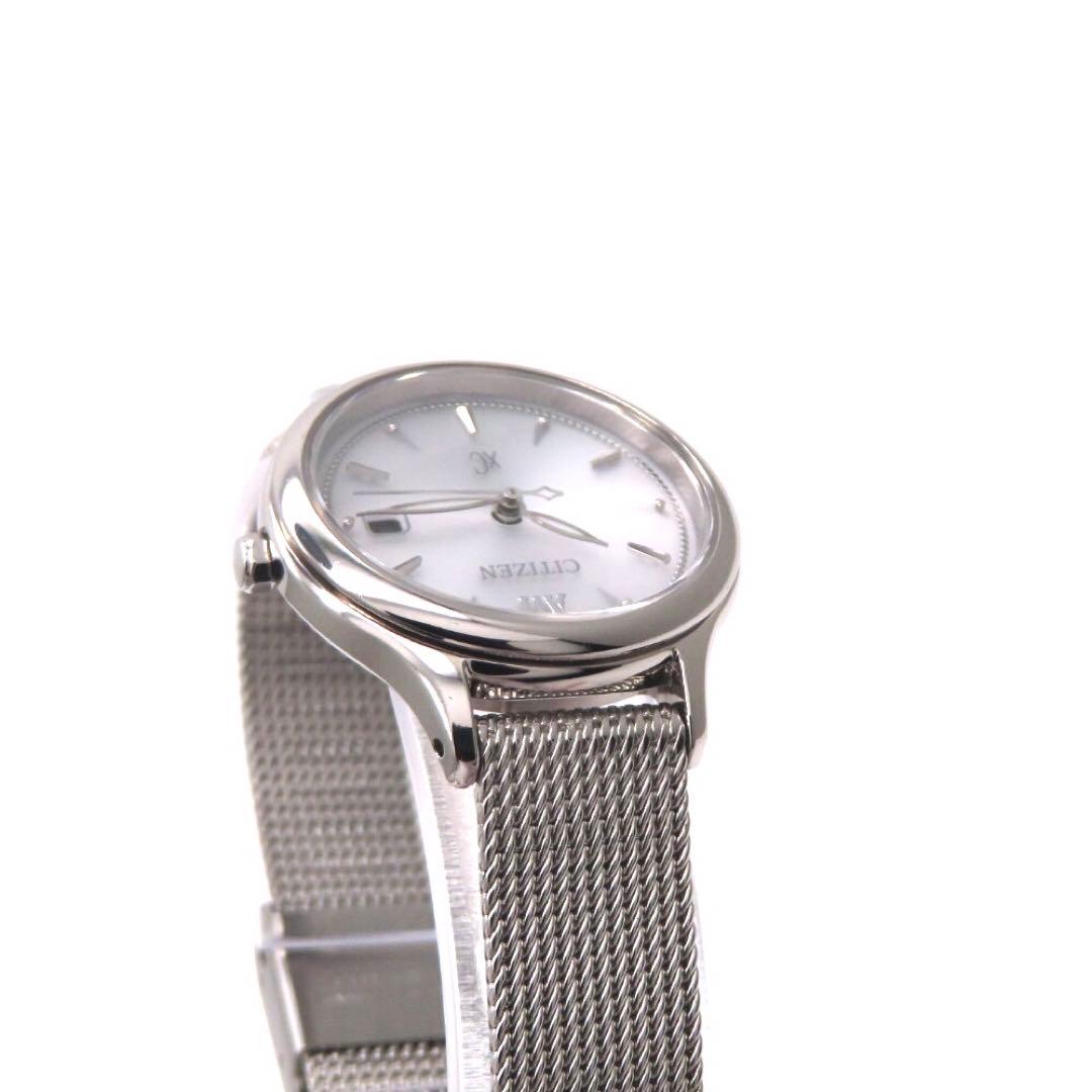 極美品 EW2631 55A クロスシー ソーラー シチズン 時計 シルバー
