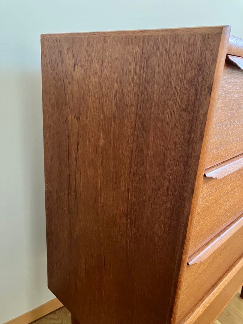 北欧家具 ビンテージ チェスト デンマーク 4段 北欧 チーク