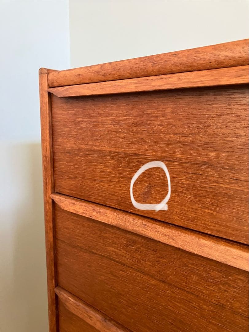 北欧家具 ビンテージ チェスト デンマーク 4段 北欧 チーク