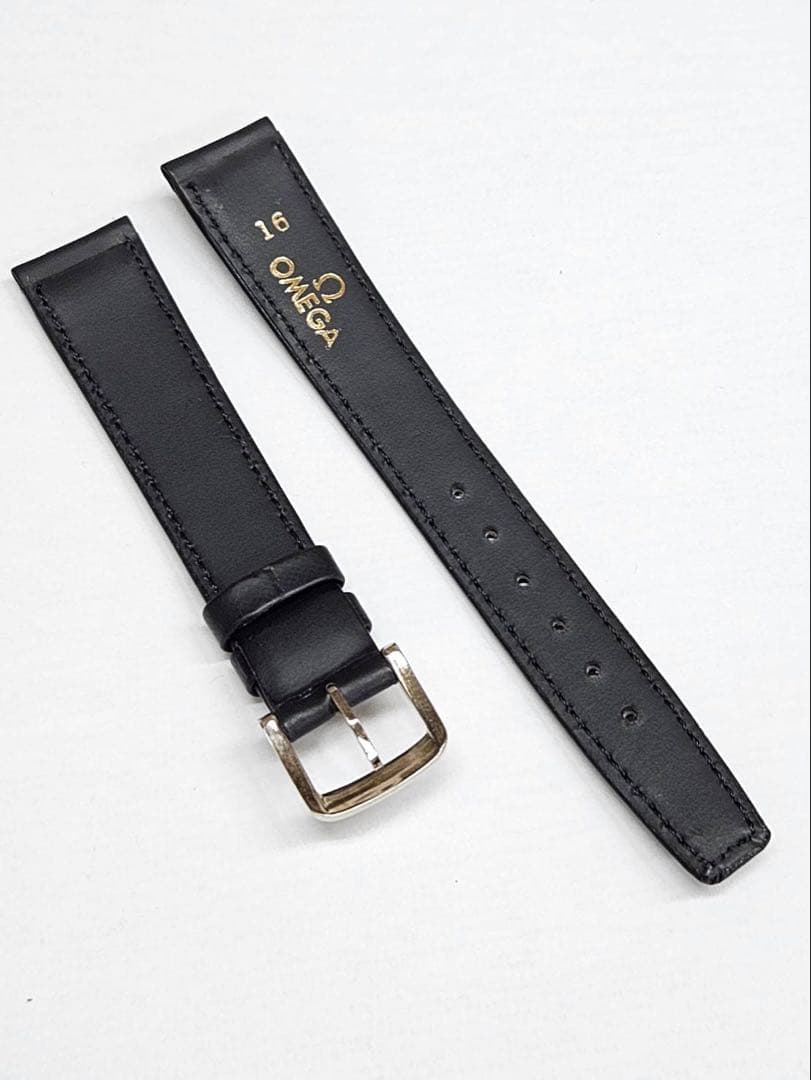 お値下げ OMEGA オメガ 純正 革ベルト 尾錠 16mm