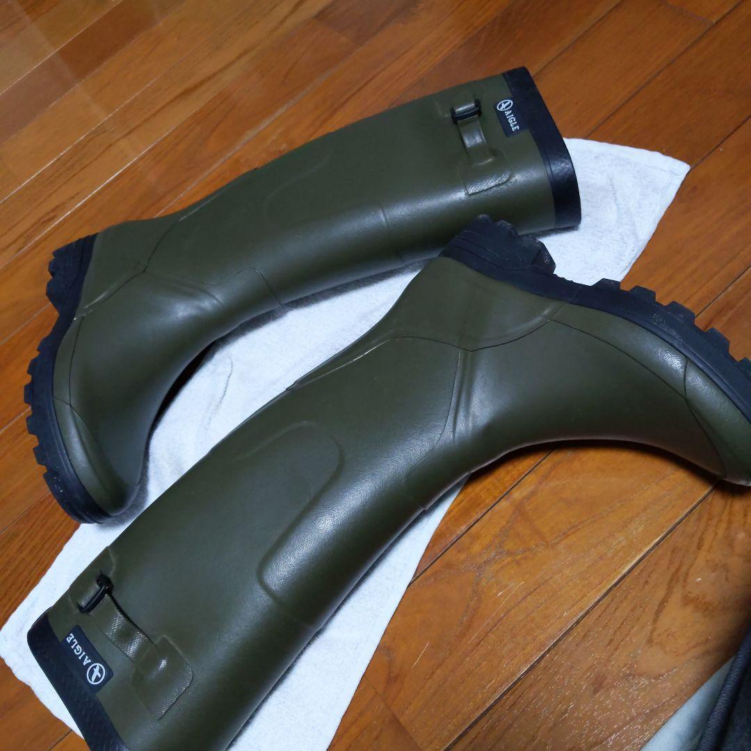 AIGLE　エーグル　ベニル　カーキ　41のサイズ　美品　値引き可