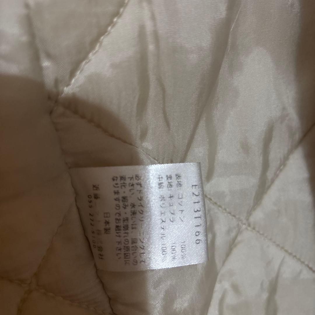 evam eva パディングフーディーロングコート