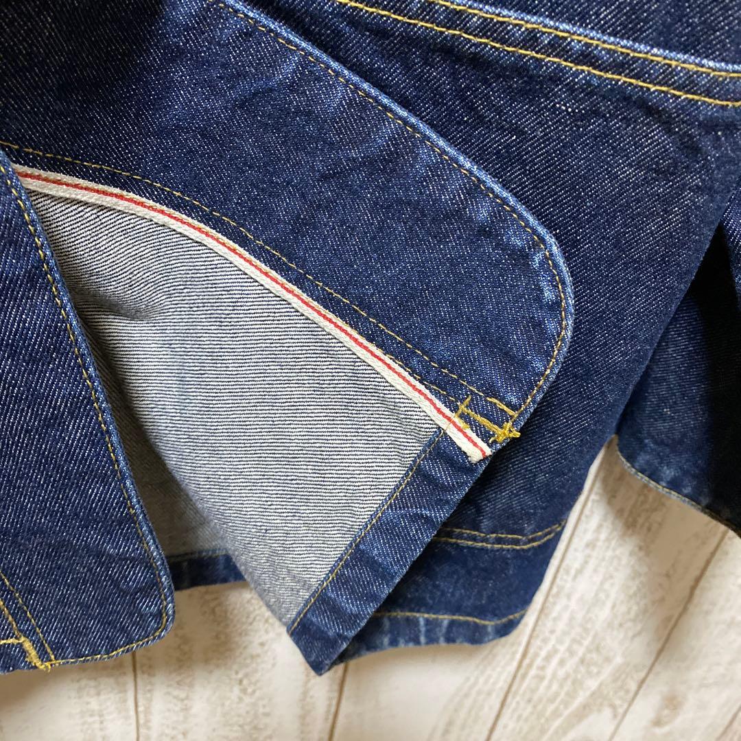 ラルフローレン CHAPS デニム ジャケット カバーオール 赤ミミ L