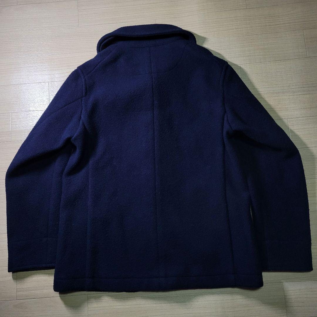 DANTON　ダントン 　ネイビー　ウールモッサ　コート　Lサイズ