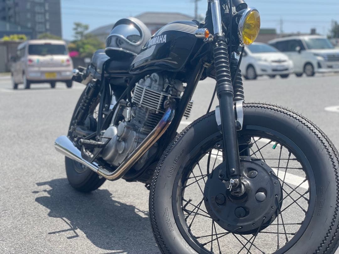 sr400 純正タンク　キャップ　コック付き　カスタムペイント