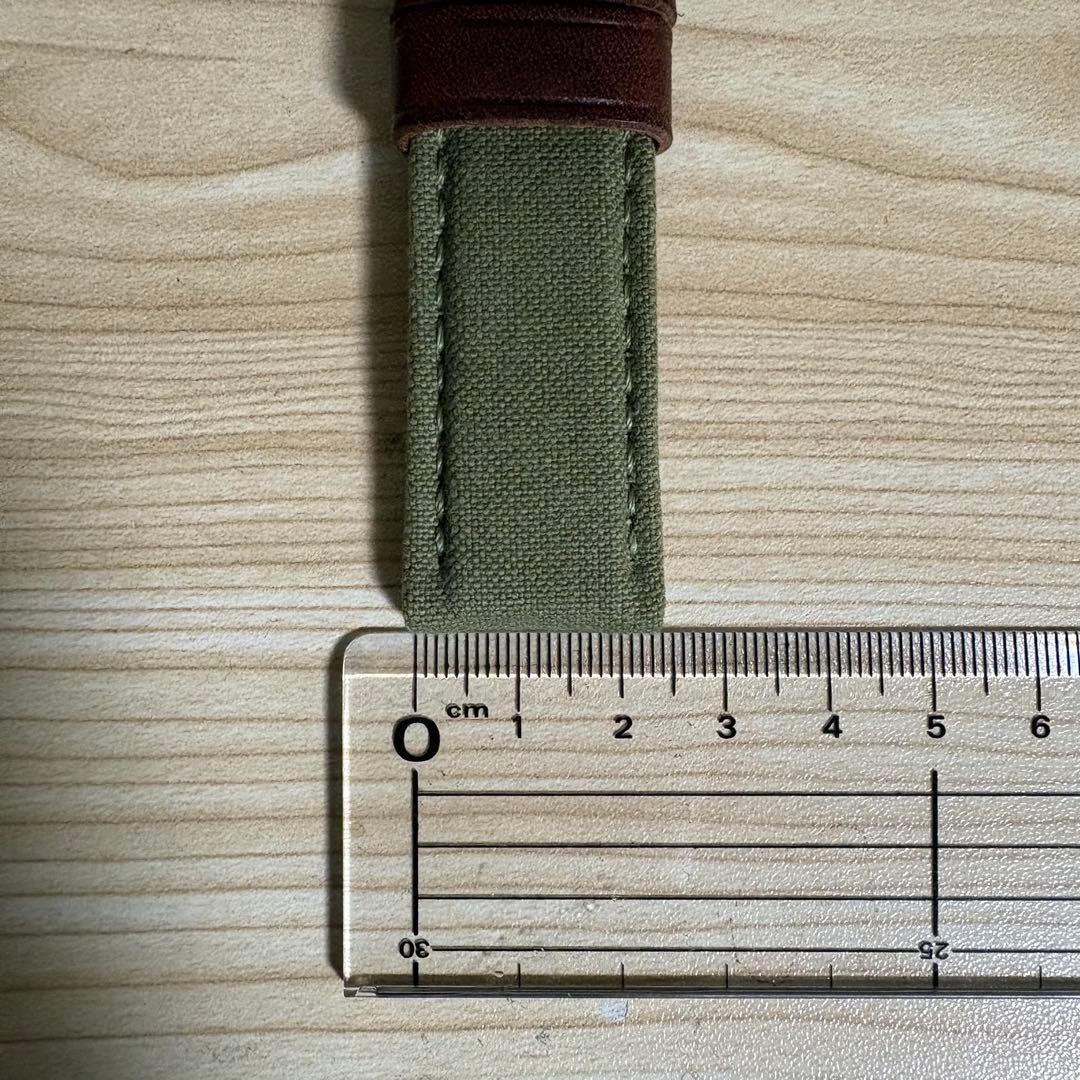 松下庵 パネライ用帆布ベルト 24-22mm