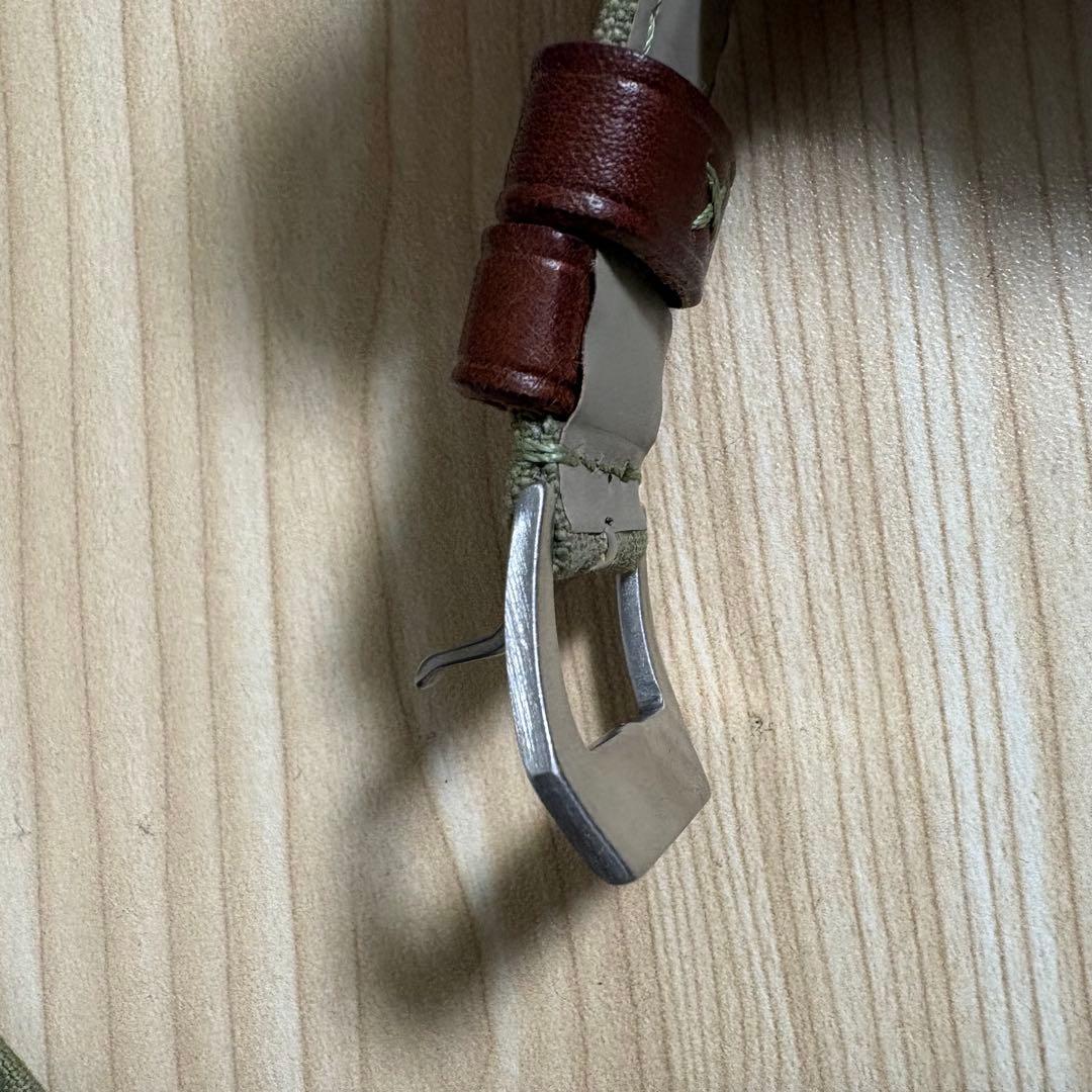 松下庵 パネライ用帆布ベルト 24-22mm