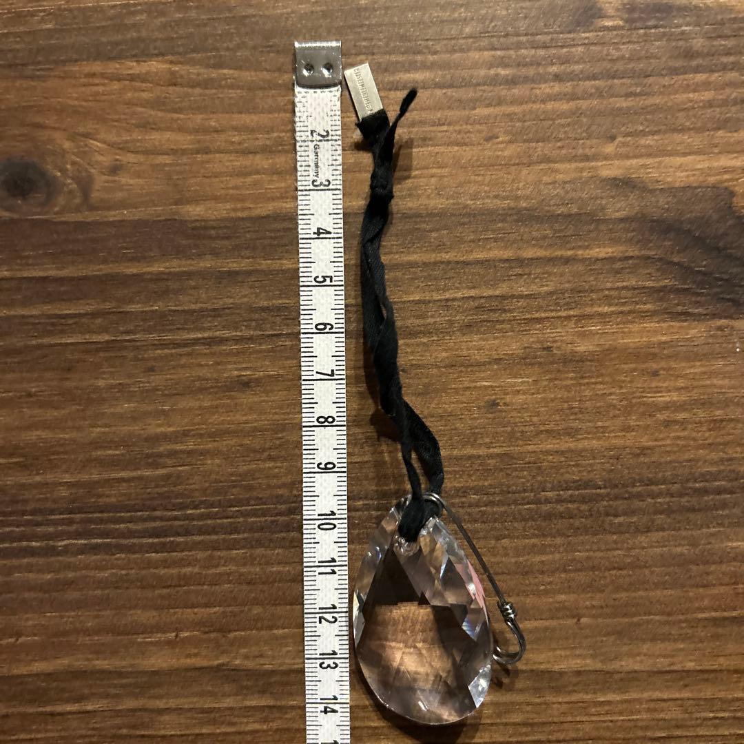 ANN DEMEULEMEESTER クリスタル ペンダント型チャーム 透明