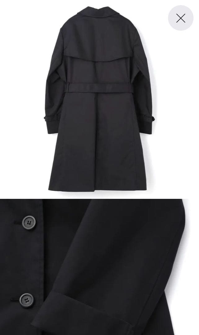 新品未使用 AOKI×CanCam LES MUES トレンチコート黒