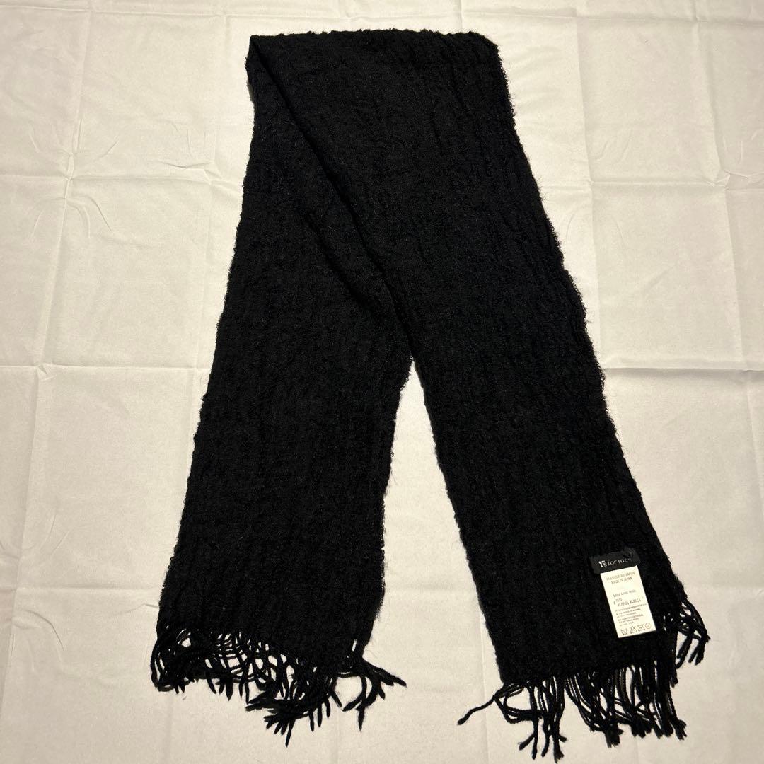bag yo 00AW Y's for men 縮絨 アルパカ混 マフラー