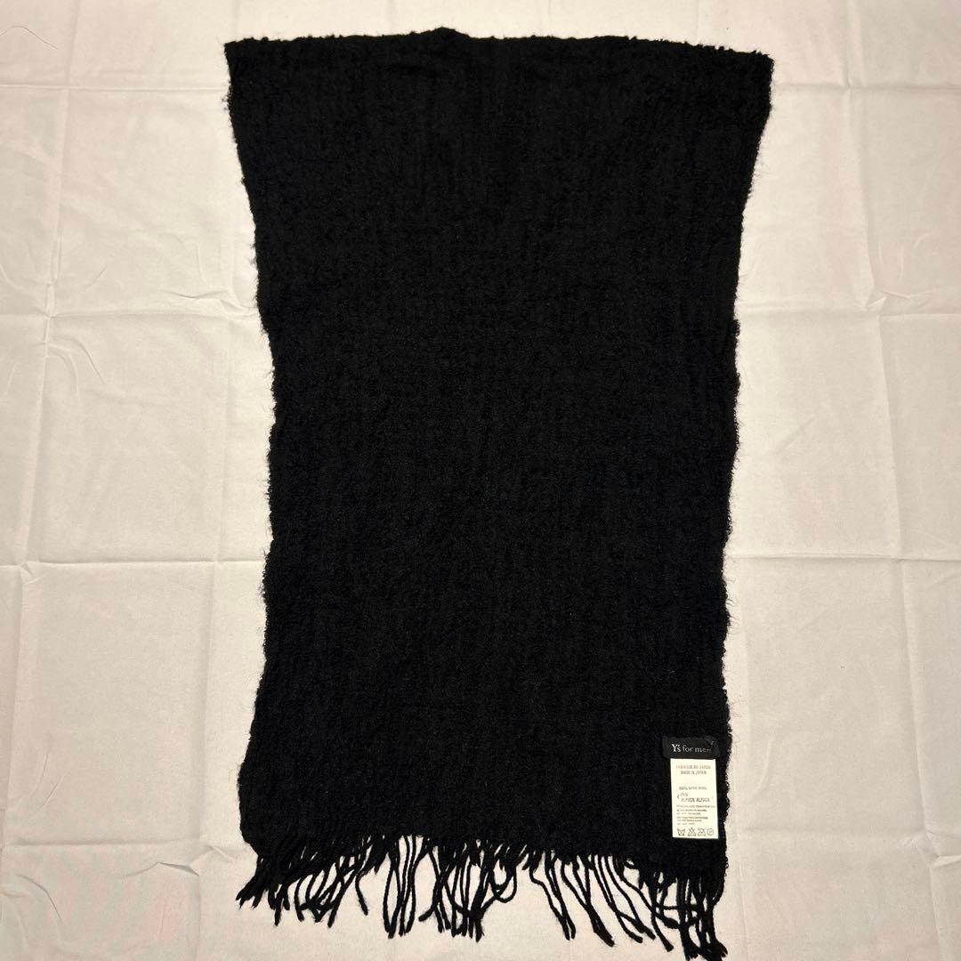 bag yo 00AW Y's for men 縮絨 アルパカ混 マフラー