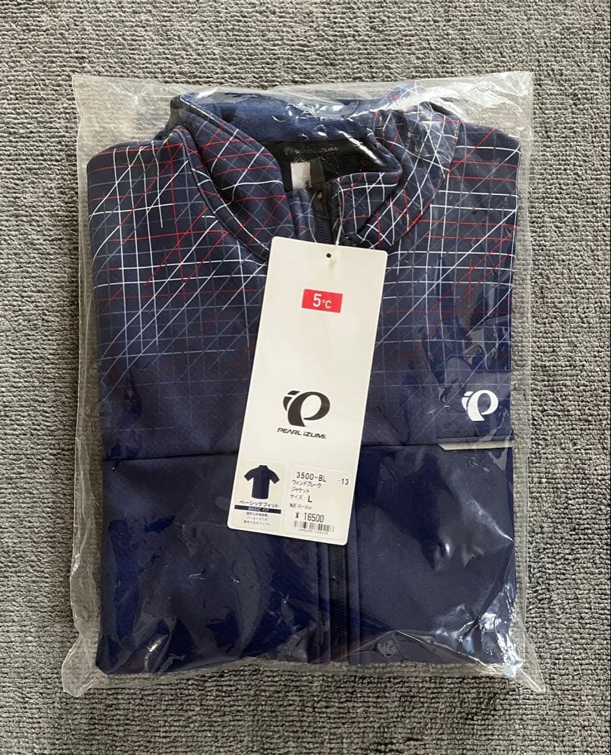 新品　パールイズミ　ウィンドブレーク ジャケット　ネービー