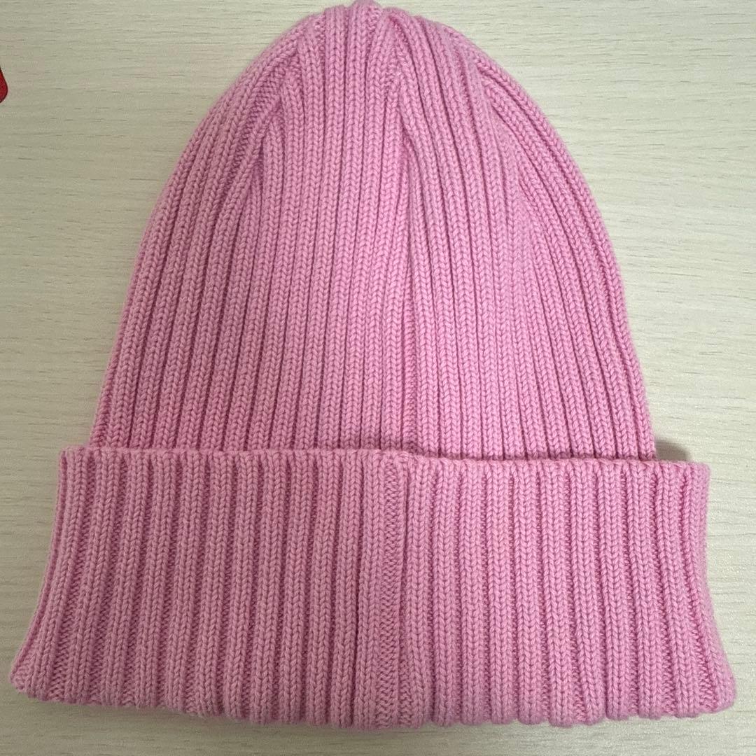 Supreme Overdyed Beanie 25SS ピンク　中古品