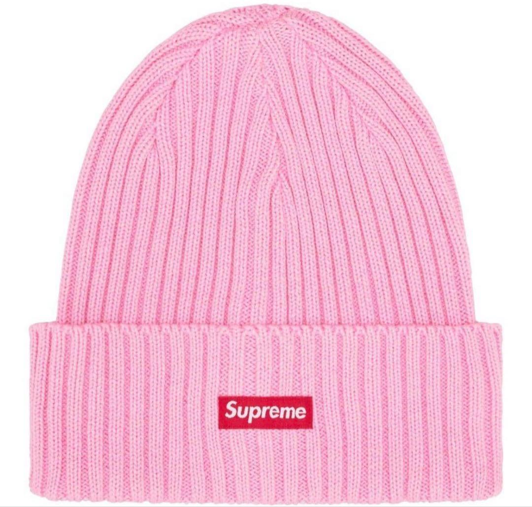 Supreme Overdyed Beanie 25SS ピンク　中古品