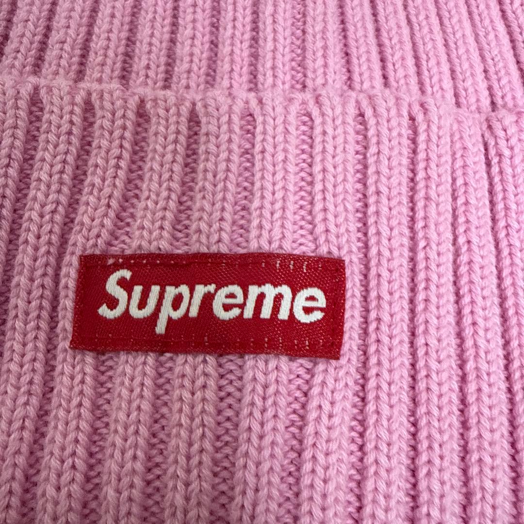 Supreme Overdyed Beanie 25SS ピンク　中古品